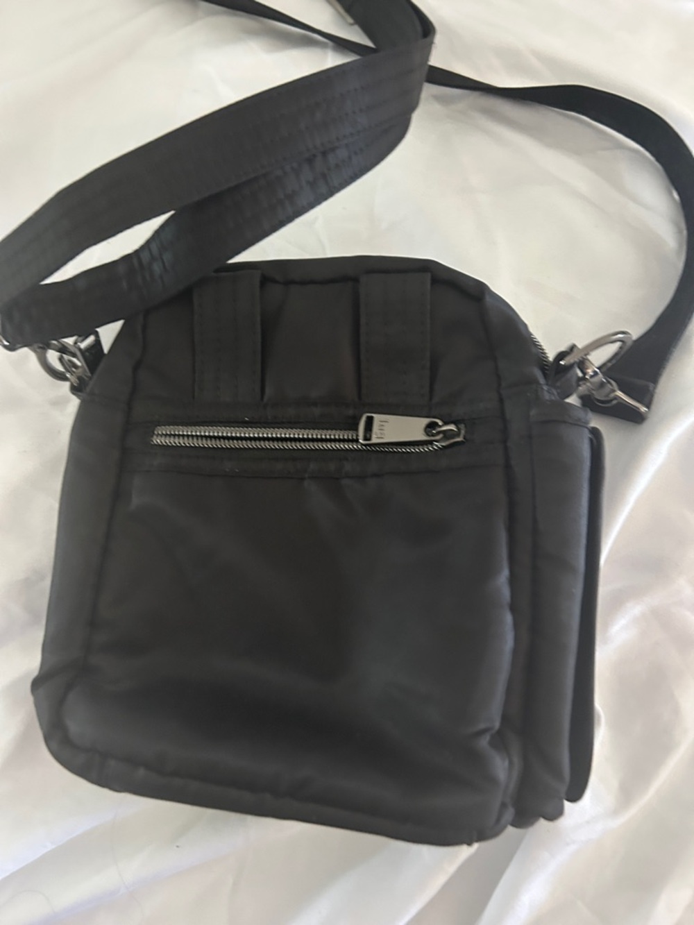 Black Quilted Crossbody Bag  Lug - Picture 2 of 7